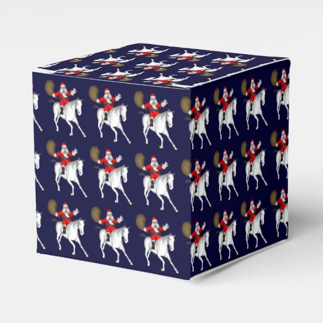 Ballotins Le Père Noël Monte Un Cheval Blanc (Verso)