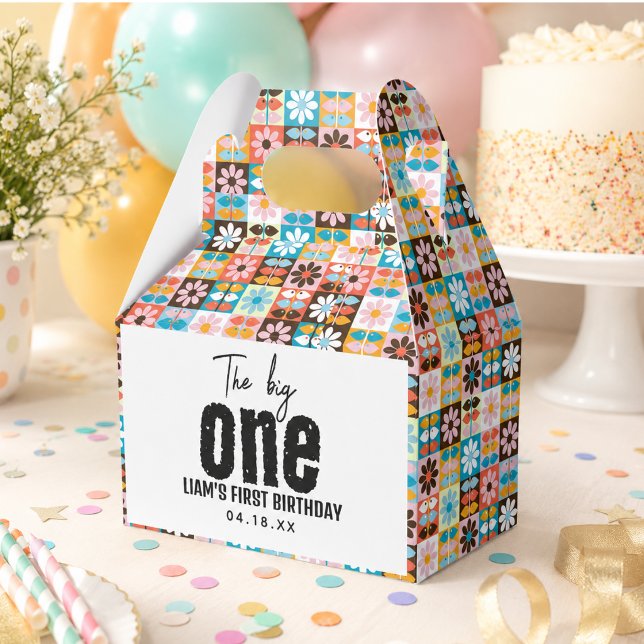 Ballotins Le premier anniversaire du GRAND (The BIG One 1st Birthday Favor Boxes)