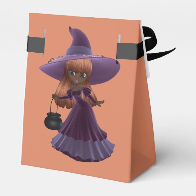 Ballotins Le traitement d'Halloween de la petite sorcière af (Arrière)