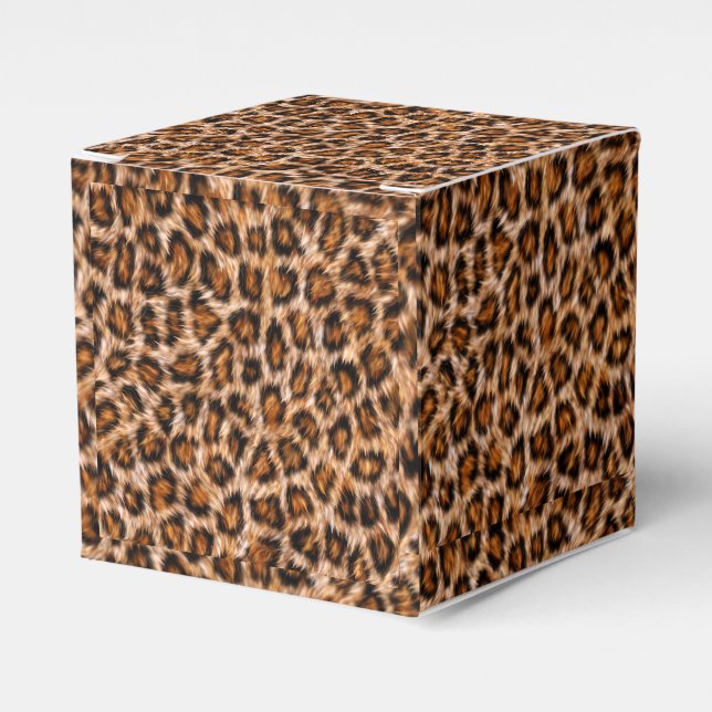 Ballotins Leopard Jaguar Chat fourrure Brown Motif-24609 (Verso)