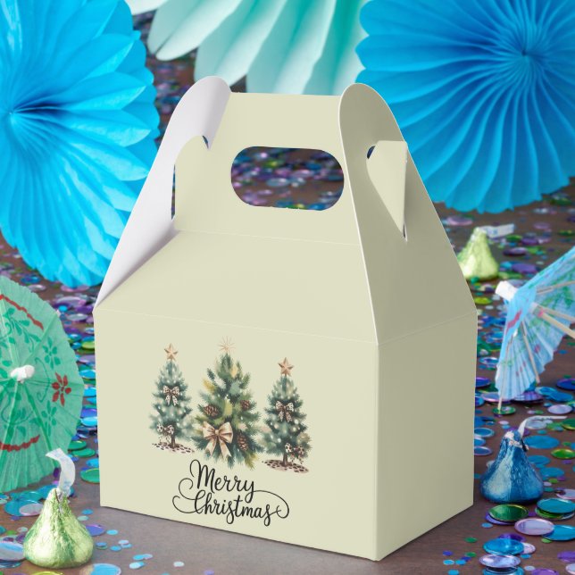 Ballotins Leopard Merry Christmas Tree Coquette Bow Xmas (Fête)