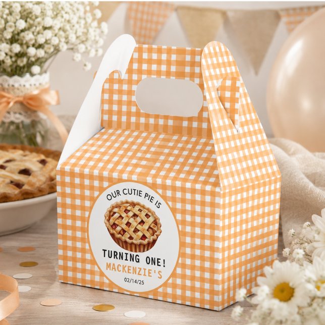 Ballotins Les 1 an de notre petit chou (Our Cutie Pie's 1st Birthday Favor Boxes)