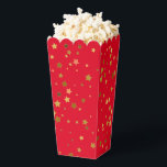 Ballotins Les Étoiles sont hors boîte de traitement<br><div class="desc">La boîte de traitement de faveur de la fête est affichée dans un imprimé étoile rouge et or. Customisez cet objet ou achetez tel quel. Image sous licence</div>