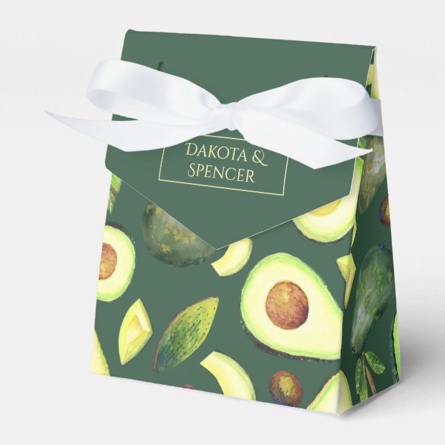 Ballotins Les fleurs d'Avocado | Motif de fruits rustiques v (Verso)