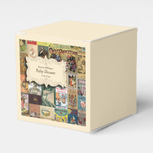 Ballotins Les livres vintages apportent un baby shower de