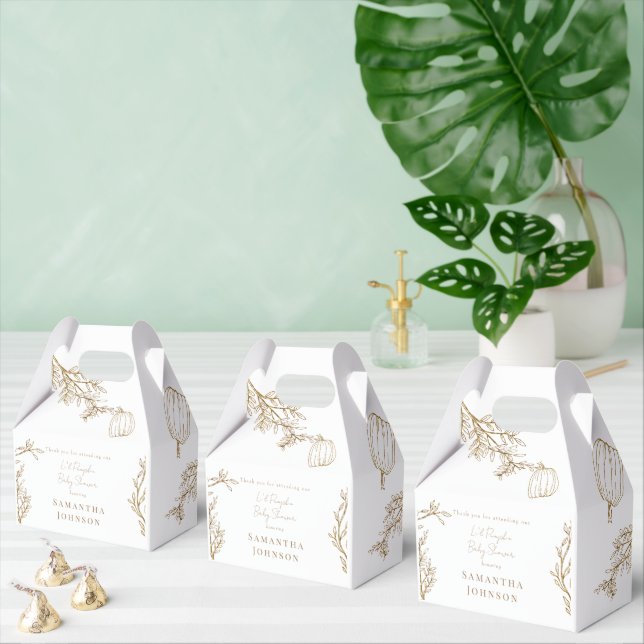 Ballotins Li le Ballotin de Baby shower Citrouille (Multiple)