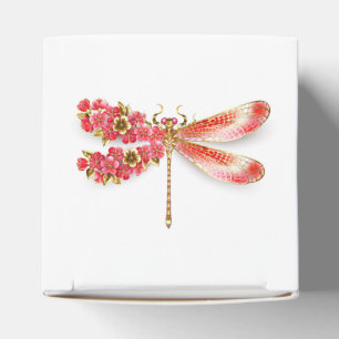Ballotins libellule de fleurs avec sakura de bijoux