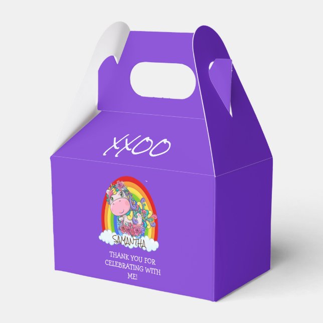 Ballotins Licorne violet (Verso)