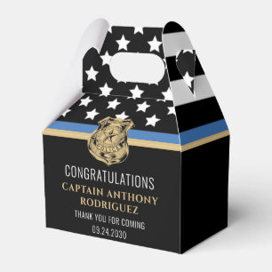 Ballotins Ligne Bleue Mince Police Police Retraite