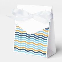 Lignes de vague Couleur bleu et jaune