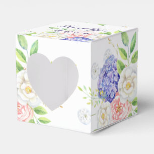 Ballotins Lilac et Peony Sophisticated Wedding Favor Box