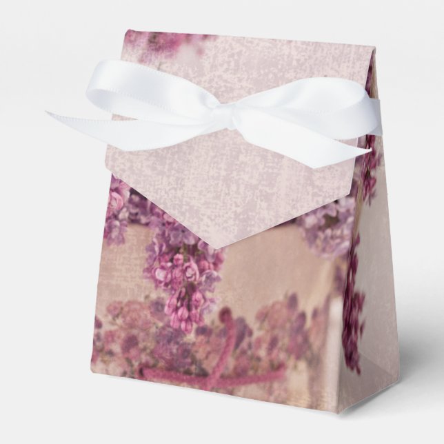 Ballotins Lilacs Dans Une Boîte Casquette Victorienne (Verso)