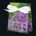 Ballotins Lilas élégants lavande violette florale Merci<br><div class="desc">Cartes de remerciement lilas élégants lavande violette florale.</div>
