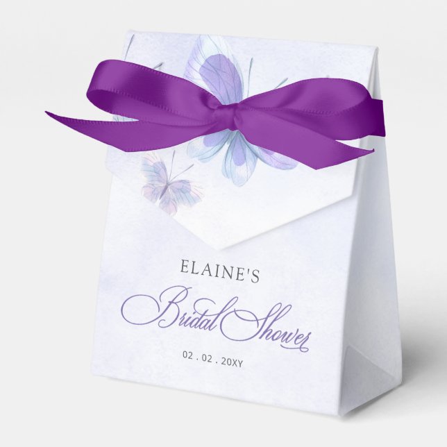 Ballotins Lilas Violet Mariage Papillons Pour Toute Une Vie (Verso)