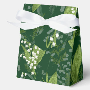 Ballotins Lily de Vallée avec des fougères    Vert Foncé