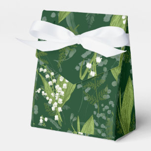 Ballotins Lily de Vallée avec des fougères    Vert Foncé