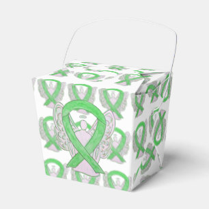 Ballotins Lime Green Angel Sensibilisation ruban Cadeau Ball