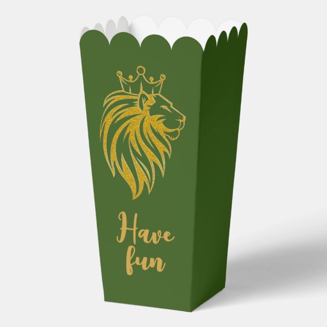 Ballotins Lion Avec Couronne - Style Or 2 (Verso)