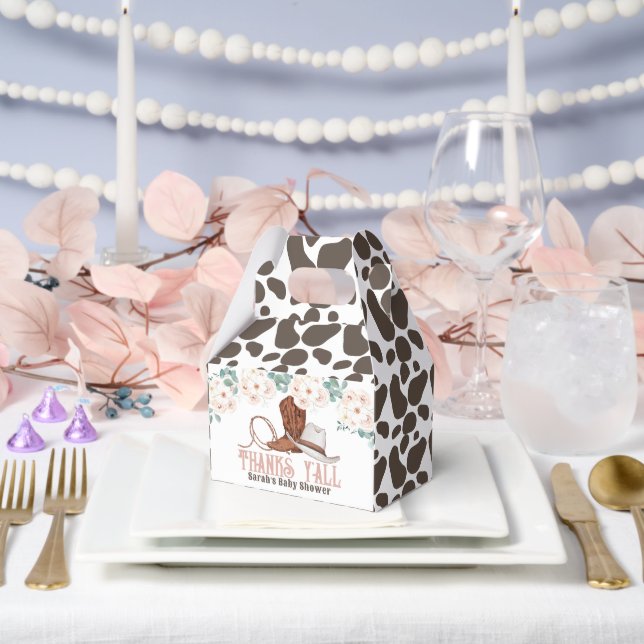 Ballotins Little Cowgirl Western Floral Girl Baby Shower (Mariage)