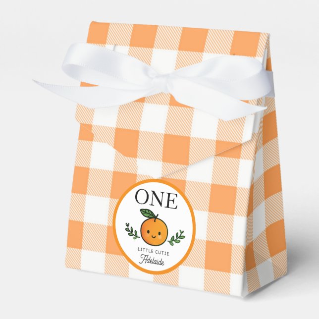 Ballotins Little Cutie Favor Box Kids Birthday Party (Verso)