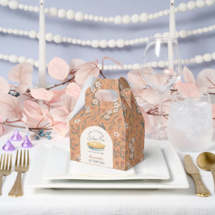Ballotins Little Cutie Pie Orange Floral 1er anniversaire