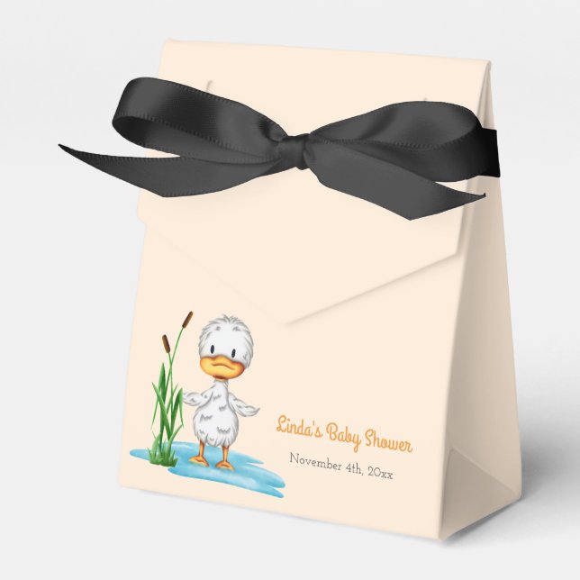Ballotins Little Duck baby shower neutre de genre (Verso)
