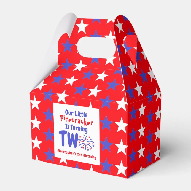 Ballotins Little Firecracker 2e anniversaire (Verso)