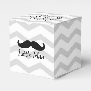 Ballotins Little Man Mustache Chevron mignons Garçons