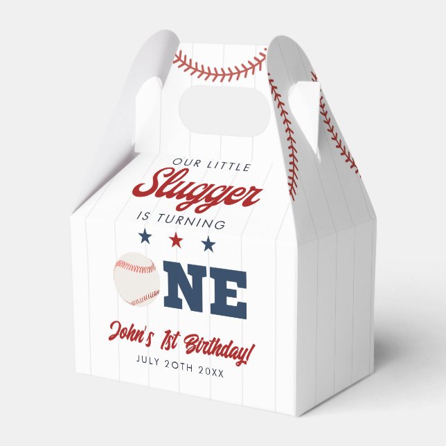 Ballotins Little Slugger Baseball 1st Birthday (Verso)