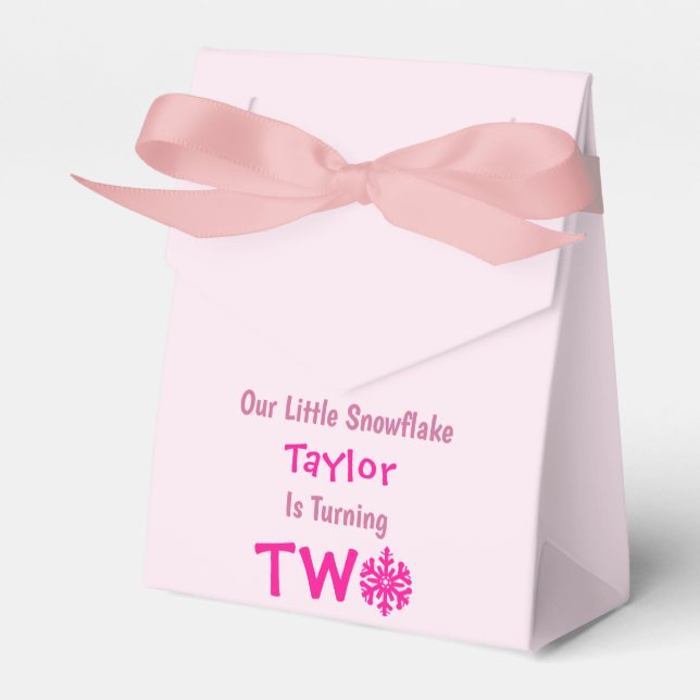 Ballotins Little Snowflake 2e anniversaire (Verso)