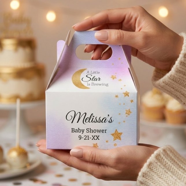 Ballotins Little Star Is Brewing Celestial  (Little Star Is Brewing Celestial Favor Boxes)