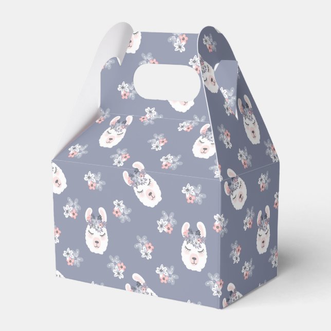 Ballotins Llamas & Fleurs Motif (Verso)