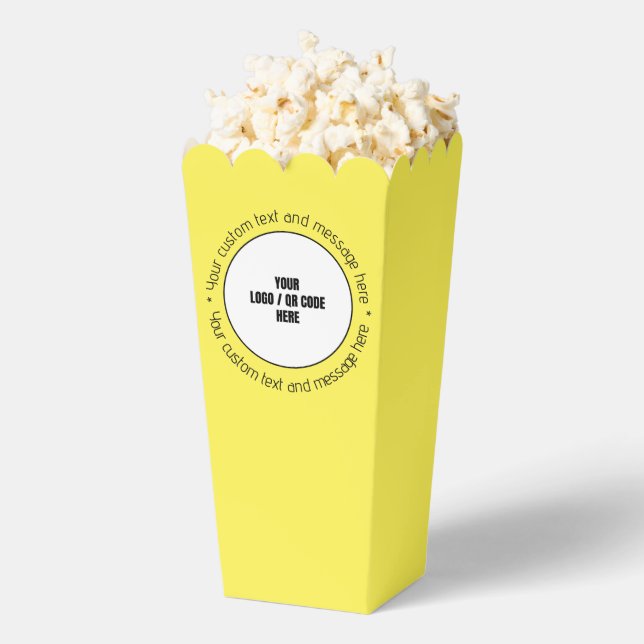Ballotins Logo de l'entreprise personnalisée Code QR Texte B (Sauté)