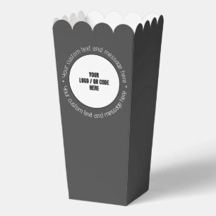 Ballotins Logo de l'entreprise personnalisée Code QR Texte G