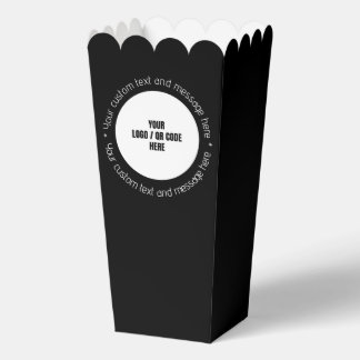 Ballotins Logo de l'entreprise personnalisée QR Code Texte B