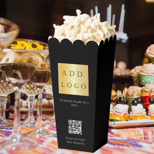 Ballotins Logo d'entreprise de code QR noir