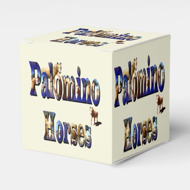 Ballotins Logo Image de Chevaux Palomino, (Verso)