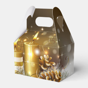 Ballotins L'or mire des vacances élégantes de Noël