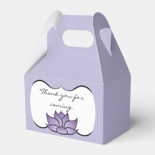 Ballotins Lotus Exquis dans Boîte de Favoris Violette