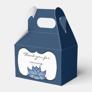 Ballotins Lotus exquis en Ballotin bleu
