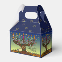 L'shanah Tovah Arbre De Vie Menorah Ballotin
