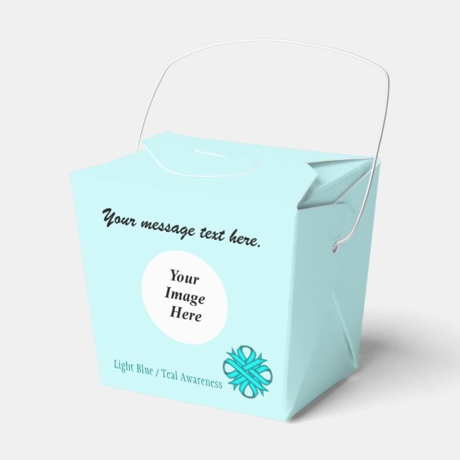 Ballotins Lt Blue/Teal Clover Ribbon Template by K Yoncich (Verso)