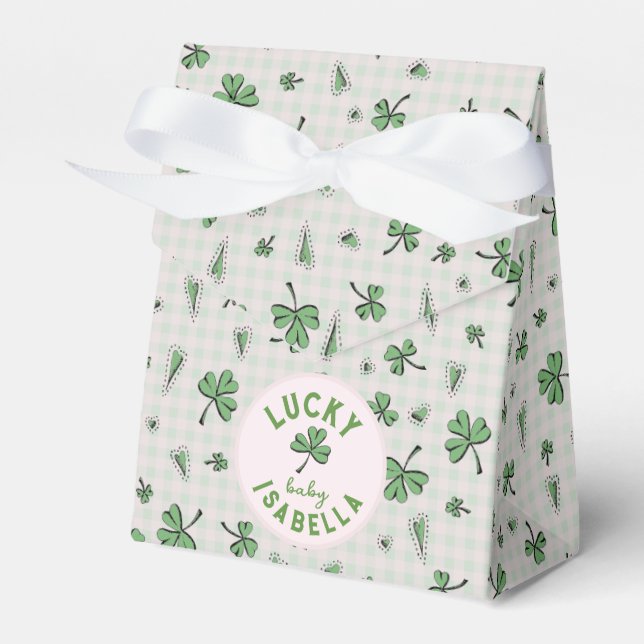 Ballotins Lucky Baby Paddys rose et vert St Paddys (Verso)