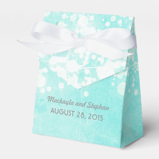 Ballotins lumières à cordes mariages bleues (Verso)