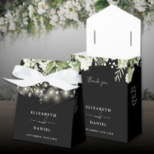 Ballotins Lumières de Chaîne de Verdure Noir et Blanc pour M