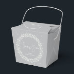 Ballotins Lumières grises brillantes Merci<br><div class="desc">Une couronne de lumières scintillantes contre un arrière - plan gris. La police de script "Merci" est une image, elle peut donc être redimensionnée, pivotée et repositionnée. Le reste du texte est entièrement modifiable. L'image Sparkling Lights peut également être redimensionnée et déplacée. D'autres couleurs, différentes tailles/formes de ballotin et d'éléments...</div>