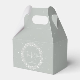 Ballotins Lumières scintillantes gris-vert Merci