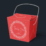 Ballotins Lumières scintillantes rouges et blanches Merci<br><div class="desc">Une couronne de lumières scintillantes sur fond rouge. La police de caractère « Merci » est une image - elle peut donc être redimensionnée, pivotée et repositionnée. Le reste du texte est entièrement modifiable. L'image des lumières scintillantes peut également être redimensionnée et déplacée. D'autres couleurs, différentes tailles/formes de boîte de...</div>