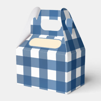 Ballotins Lunch Box Vichy bleu marine