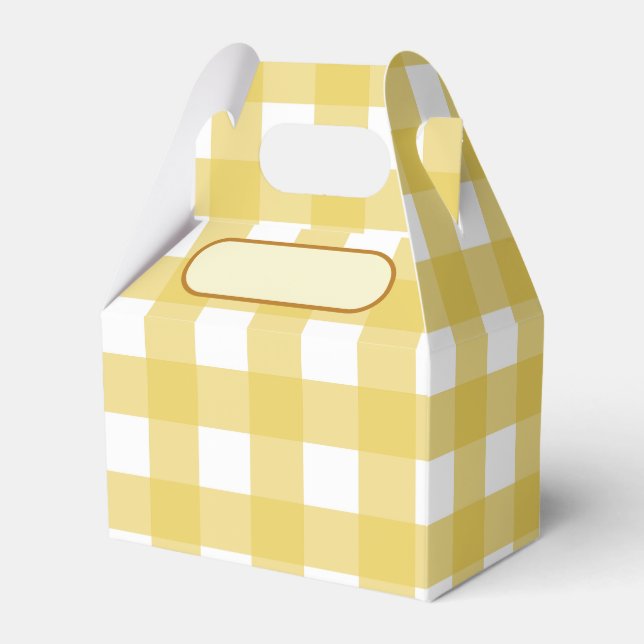 Ballotins Lunch Box Vichy jaune clair (Verso)